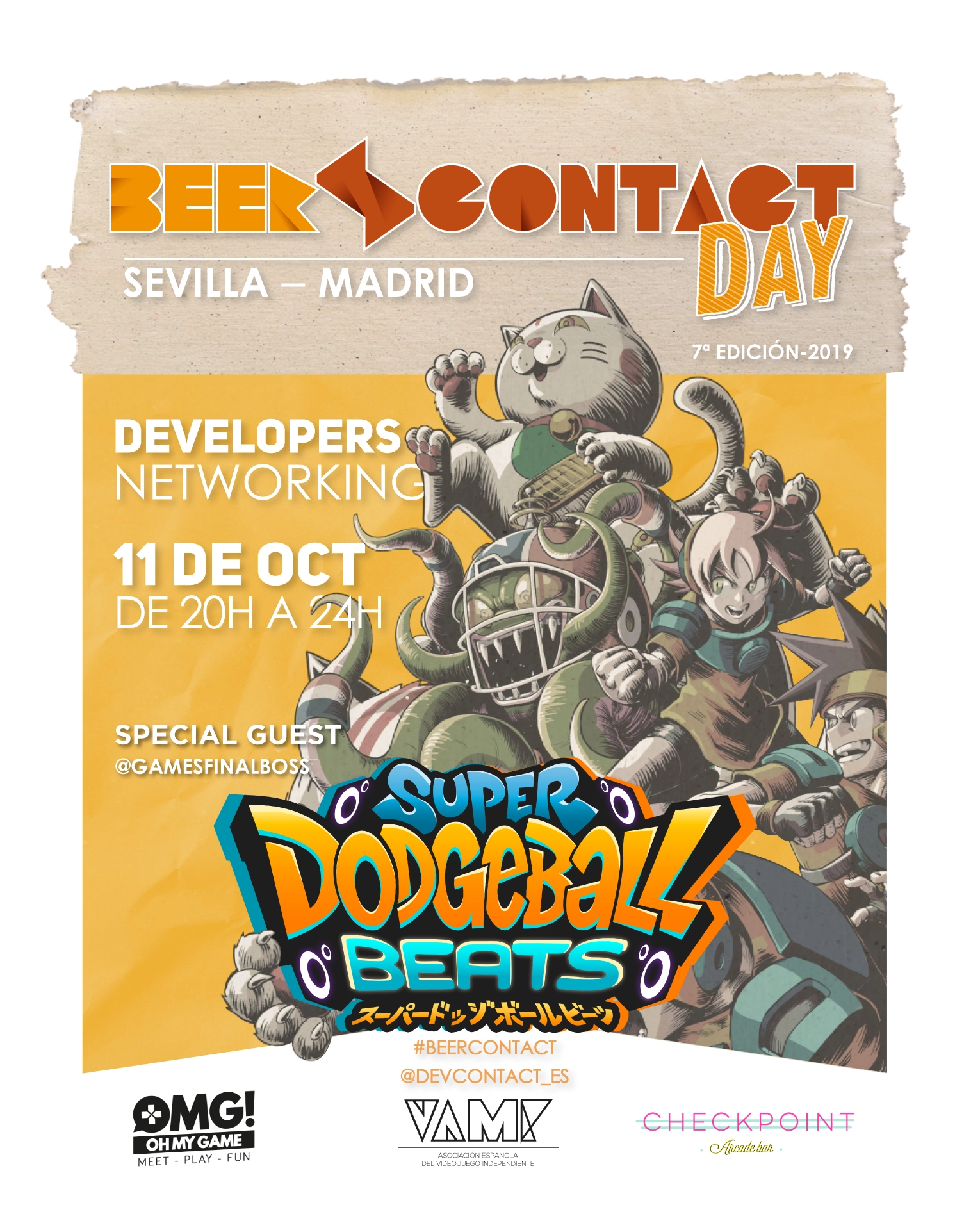 Cartel Beer Contact edición 7 - Super Dodge Ball Beats