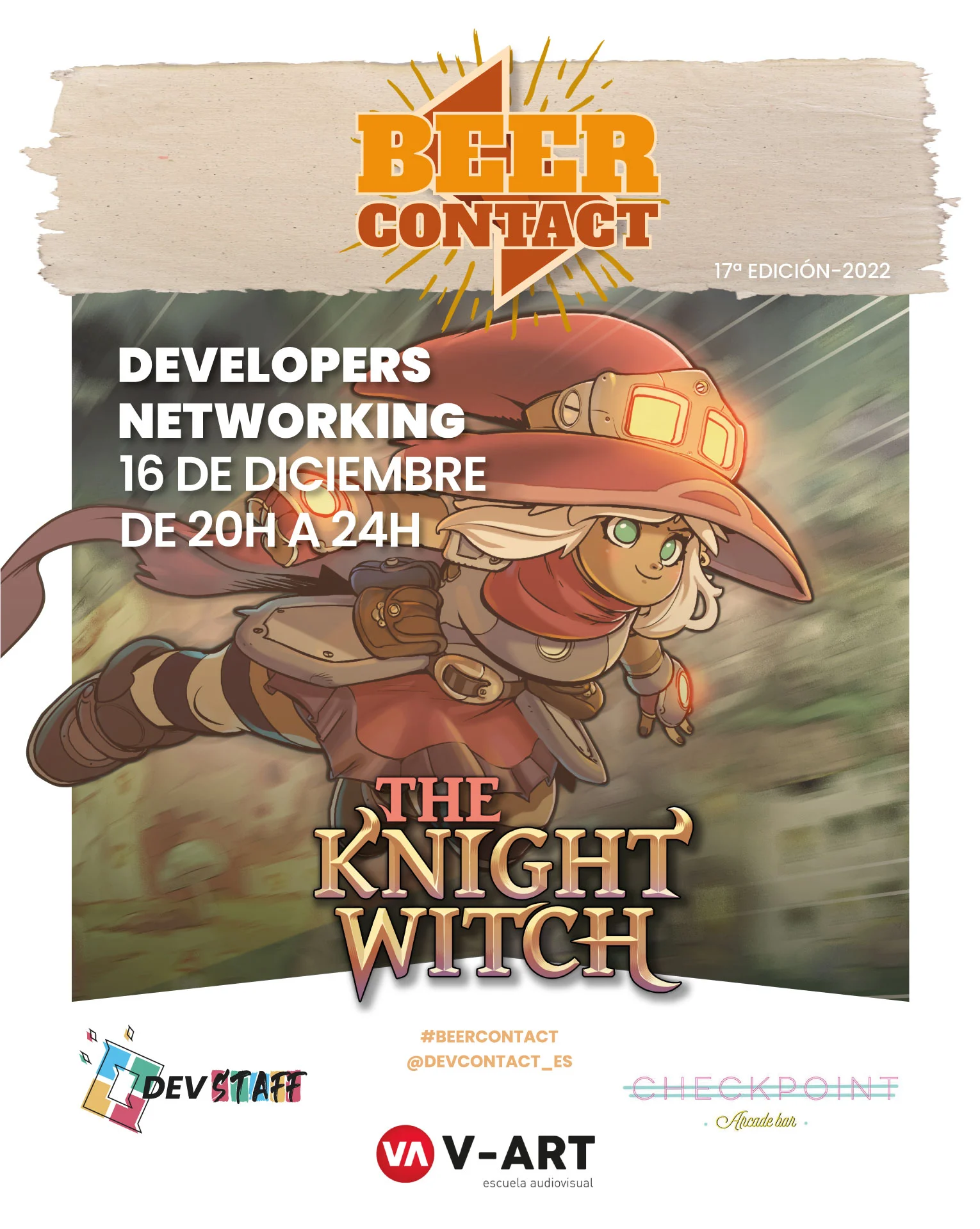 Cartel Beer Contact edición 17 - The Knight Witch