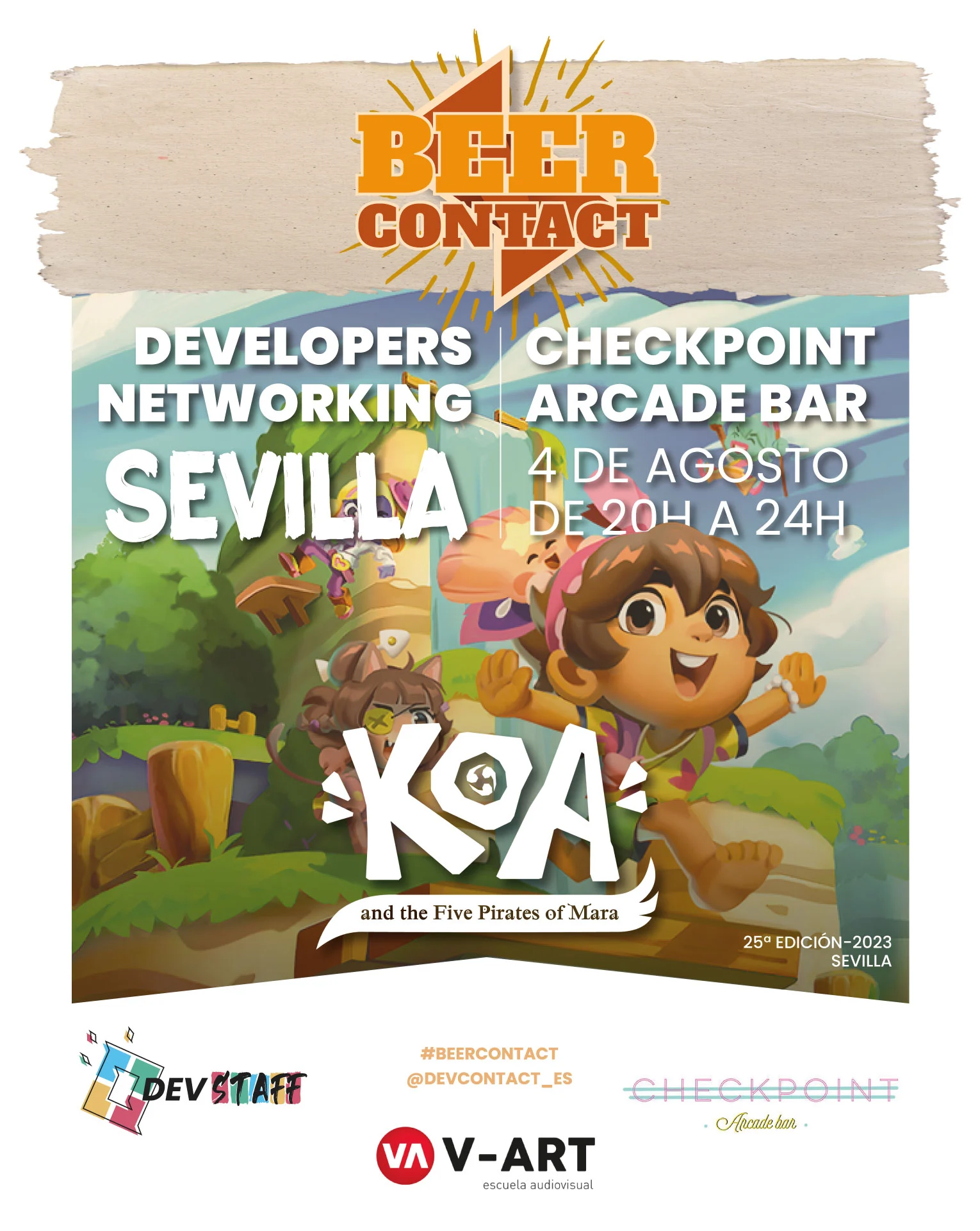 Cartel Beer Contact edición 25 - Koa and the Five Pirates of Mara