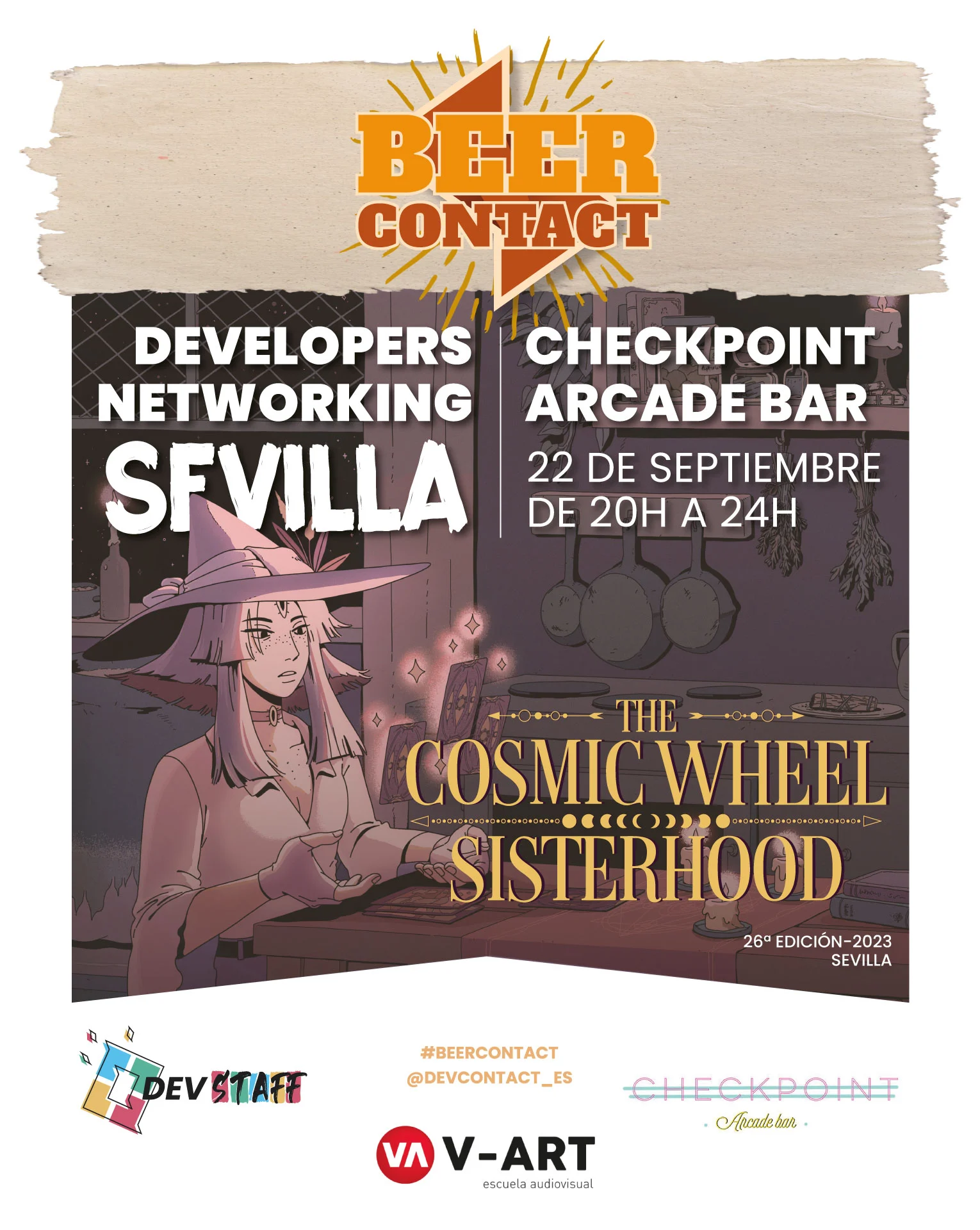 Cartel Beer Contact edición 26 - The Cosmic Wheel Sisterhood